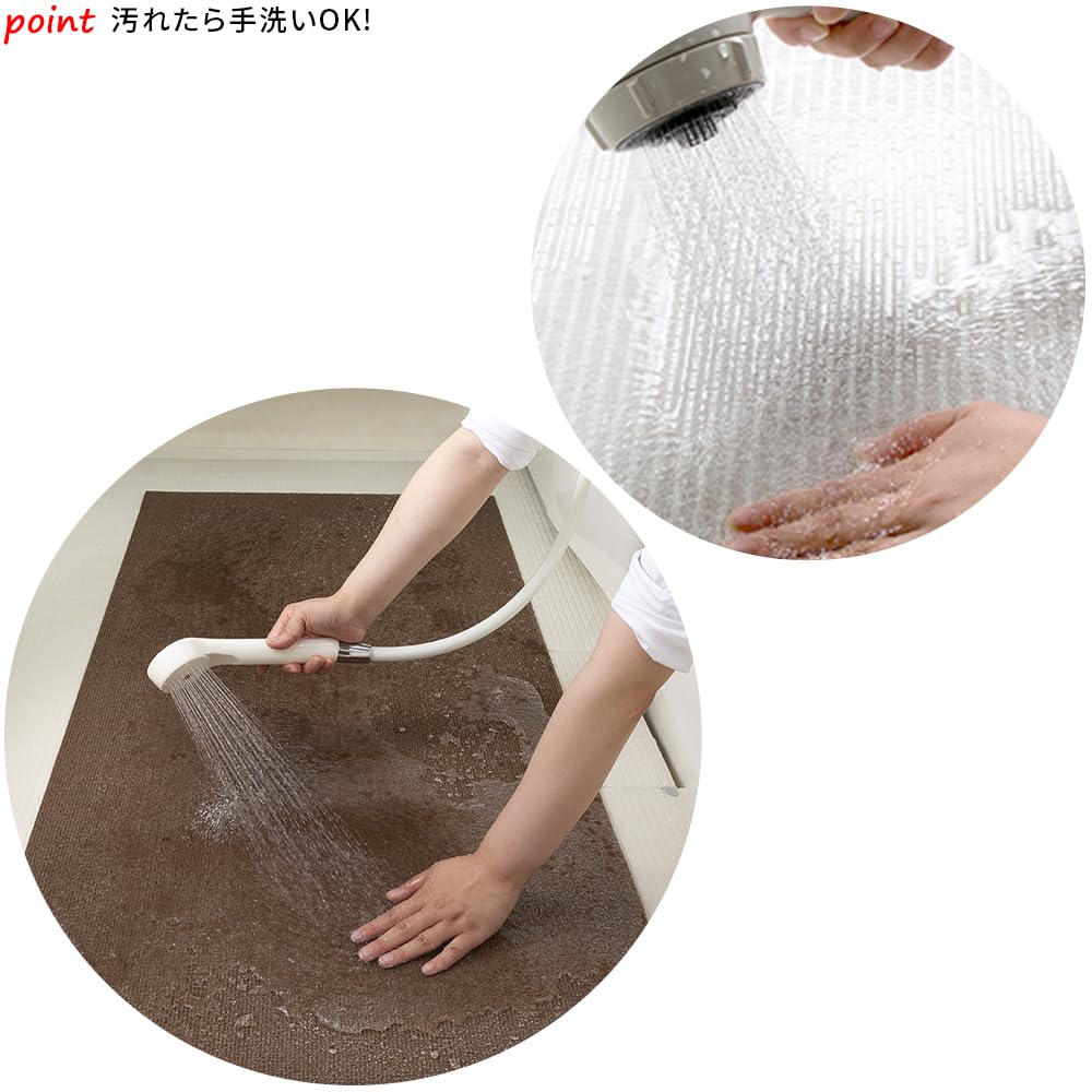 in Pet Dog Protects Your Reduces the Burden on Protective Compatible with Floor Water Deodorizing Treatment [Made Japan, Anti-Slip] Mat, 60x300cm,