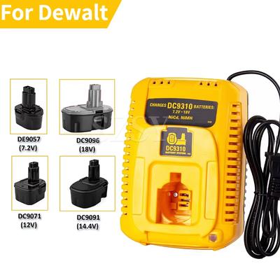 DC9310 18V Battery Charger Replacement for 18V Charger DW9116 Compatible for 7.2V-18V XRP NiCD/NiMH Battery DC9098