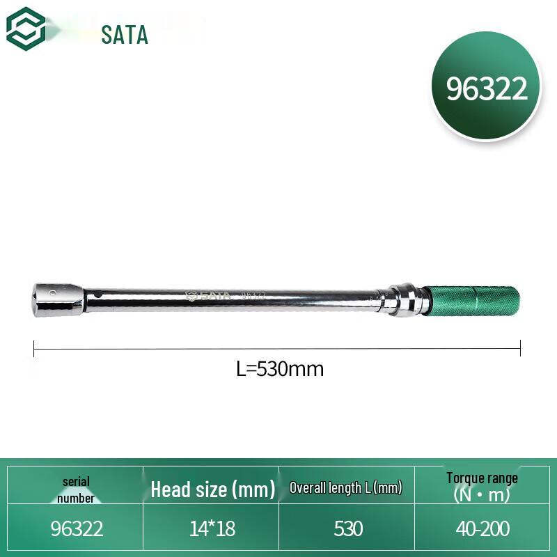 SATA 96322 Professional Adjustable Click Torque Wrench