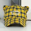 Baseball Cap Female Spring And Summer Face Small Letter Embroidery Soft Top Cap Versatile