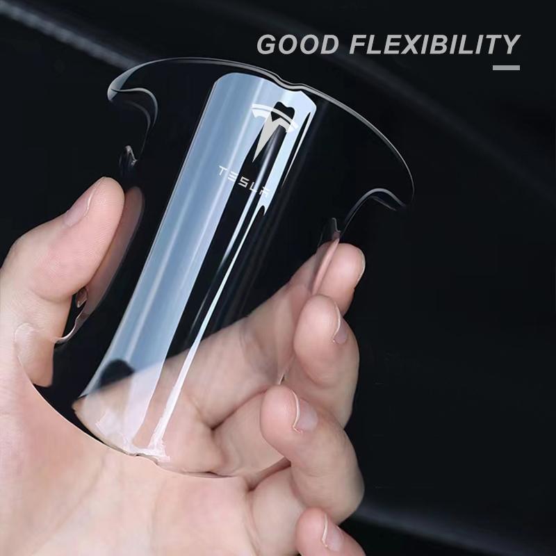 4PCS Transparent Car Door Anti-collision Protector Bumper Strip Sticker For Tesla Model 3 Model X S 2016-2023  Model Y Decals TM3 TMX