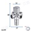 MDNG 304 Stainless Steel Extended Angle Valve