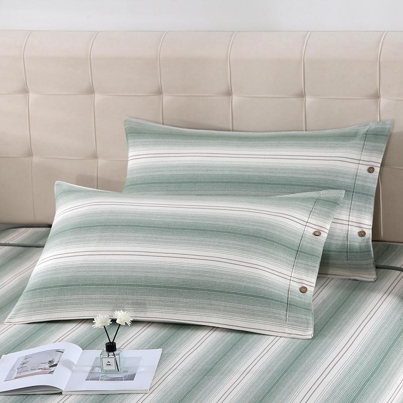 Pair of Thickened Pure Cotton Pillowcases, 48cm X 74cm - 2024 New Style