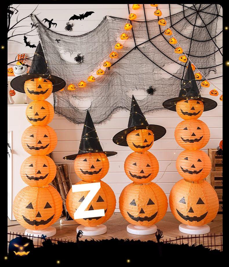 Halloween Luminous Pumpkin Lanterns for Bar and Kindergarten Decor