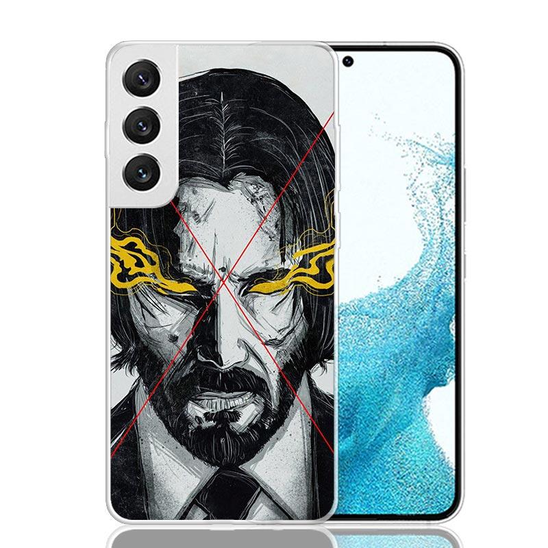 John Wick 4 Movie Phone Case For Samsung Galaxy S23 S24 S25 Ultra S20 FE S21 + S22 Plus S10 Soft Print Shell Cover Fundas S23 S2