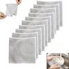 10pcs Thickened Steel Wire Cleaning Cloth Non-Scratch Double-layer Iron Microfiber Mesh Dishrag Washing Pot Rags Kitchen Towels