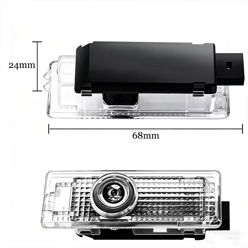 2Pcs New LED Light Car Door Projector Car Welcome Light For Mini Cooper One JCW R55 R56 R50 R53 R60 F55 F56 Countryman WORKS F60 Ksgbw33