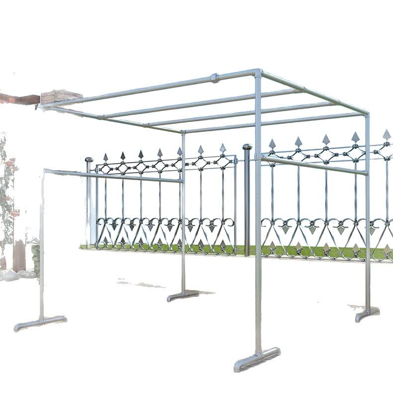 Steel Floor-Standing Windproof Balcony Quilt Drying Rack