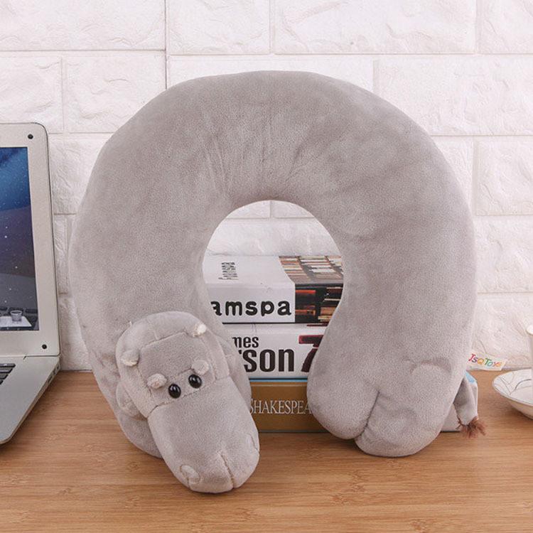 Lotso Cartoon U Shaped Neck Pillow Memory Foam Office Travel Support For Adults