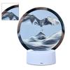 Sandmalerei Tischlampe 7 Farben 3D Sanduhr Tischlampe Treibsand Malerei Kunst Nachttischlampe