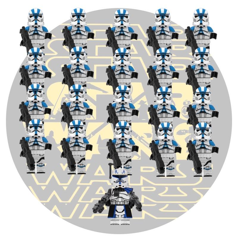 21pcs Building Blocks Toy Robot For Creative Play Compatible With Lego Star Wars Series