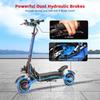 Katlanabilir Elektrikli Scooter HALO KNIGHT Çift Motorlu 52V28.8Ah NFC Kilidi T108