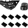 ALJ 8PCS Air Fryer Silicone Rubber Bumpers for Ninja 5QT AF141 4-in-1 Air Fryer Pro, Upgraded Silicone Rubber Tabs Pads Tips Feet Sides Parts