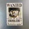 Kreativní magnet s plakátem Wanted z One Piece - Anime Kreslená Dekorace na ledničku & Samolepka na vzkazy
