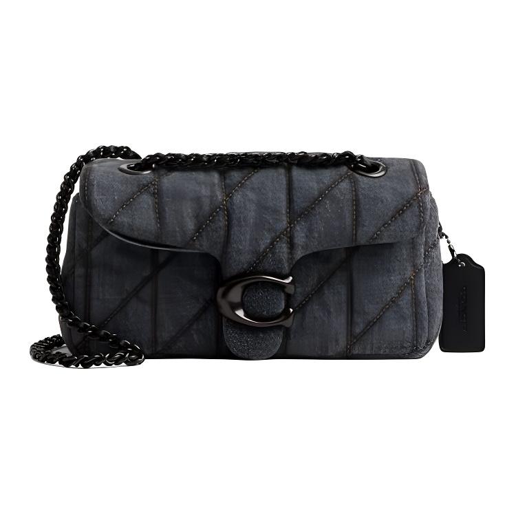 

Coach Tabby 20 Logo Fabric Crossbody Shoulder Bag Regular Small Women Bags Washed-Gray CAM94-V5Y0S Basic Set (Bag+Dust Bag)