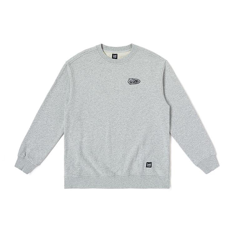 FW23 Comfortable Poster Print Multicolor Long Sleeve Sweatshirt Men sweatshirt Gray LMT007111204177A02848