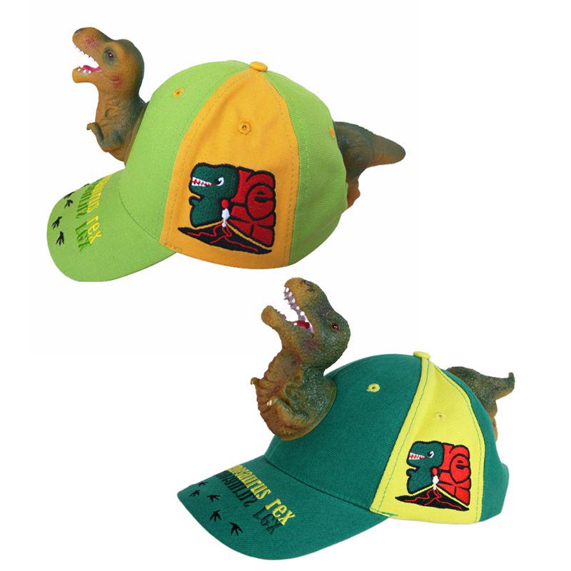 Adult Children 3D Cartoon Fierce Dinosaur Cotton Baseball Funny for Sun for Protection Casual Sports Adjustable for Snapback