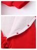 100 Yen for One Funny Printed Baby Baby Shower Stylish Red Baby with Cotton Sandwiched Between the Suitable for Temperatures of 15 Degrees [mocrcrel]