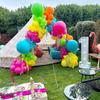 170Pcs multi-color latex balloon set suitable for birthday parties, weddings, Valentine's Day party decoration