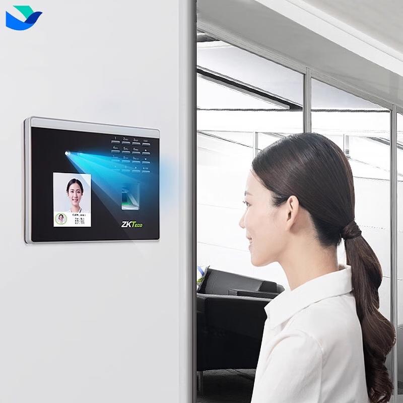

ZKTECO FS100 Smart Facial & Fingerprint Attendance & Access Control System CN plug (adapter included)