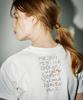 SARANAGI Se01-Crop Doodle Tshirt White