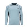 Mens Quick-Dry UV Protection Long Sleeve Hooded Fishing Shirt Outdoor Sports Cycling Trail Running