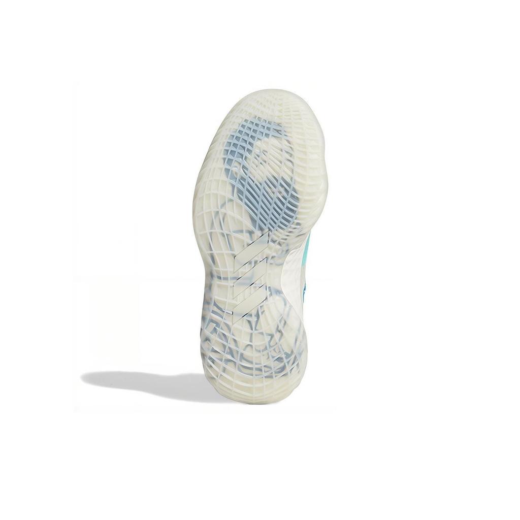 New Adidas Harden Vol.5 Slip Resistant Anti Kick Low Top Children's Basketball Shoes White Green Red Teenagers FZ5454