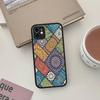 Mandala Painting For iPhone 11 12 13 14 15 16 Pro Max Plus Matte Translucent Phone Cover