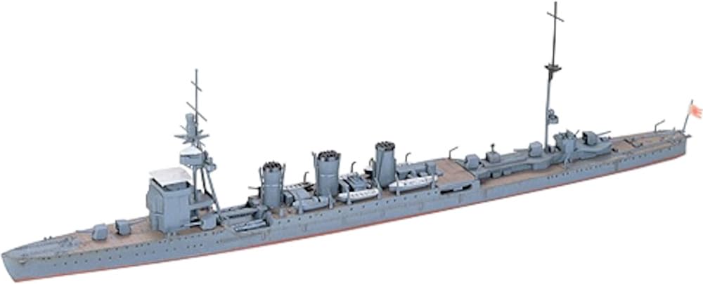 

Серия Tamiya Waterline 318 Легкий крейсер Императорского японского флота Кисо Пластиковая модель 31318 1/700 №