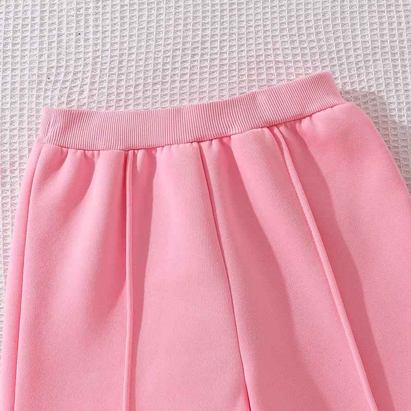 Set de trening de primăvară pentru fete 2025 cu inimă - Stil european și american