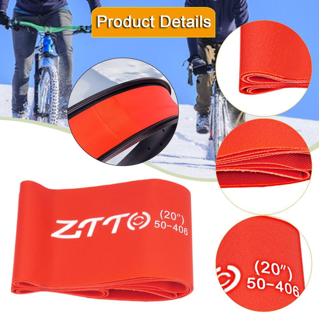 Tire Inner Lining, Mountain Bike Tube Protection, Rim Strips, Protection for , Snow Bikes