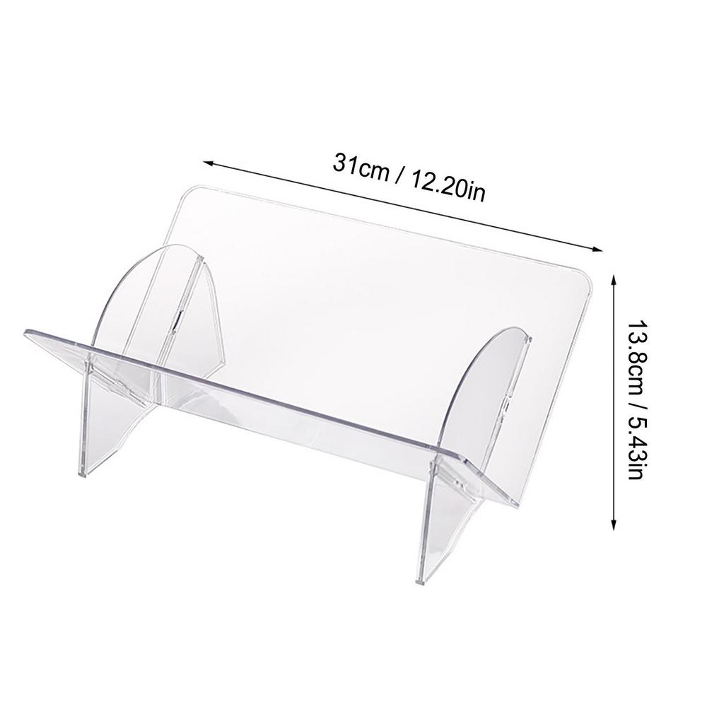 

Органайзер для книг на стол, акриловая настольная стойка для книг, прозрачная подставка, организация для рабочего стола, кабинета, общежития