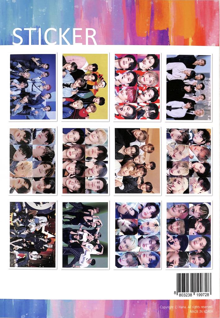 Stray Kids Stray Kids SKIZ Goods Poster Mărime A3 12 Foi 1 Set Autocolante + [Folosit]