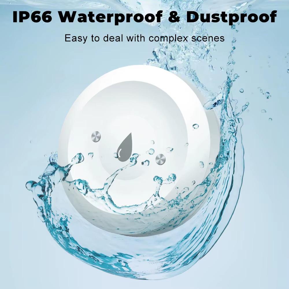 Smart Water Leak Sensor Tuya ZigBee 3.0 Flood Leakage Sensor Alarm APP Remote Monitoring Flood Overflow for Kitchen Bathroom
