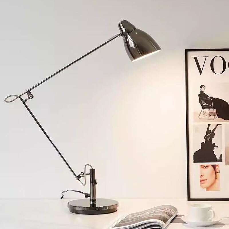 OEING Long Arm Folding LED Desk & Floor Lamp