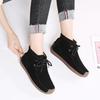Women Cow Suede Leather Boots Warm Comfort Soft Flat Shoes Lace Up Ladies Martin Short Boots