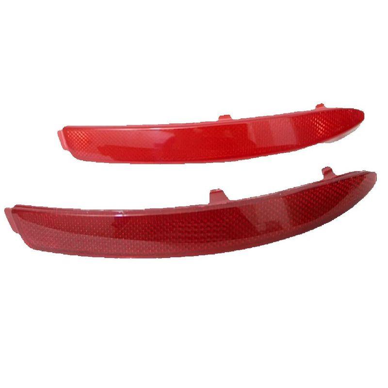 2pcs ABS Rear Bumper Reflectors Red Bar 1zd 945 106/105 for 2010-2017 Skoda / Octavia