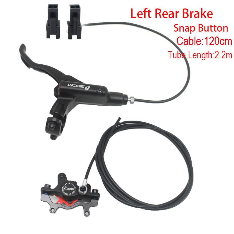 ZOOM Bike Electric Scooter Power Off Control Oil Hydraulic Disc Brake Caliper 2200 1200mm for Zero 10X 11X KUGOO G Booster G1