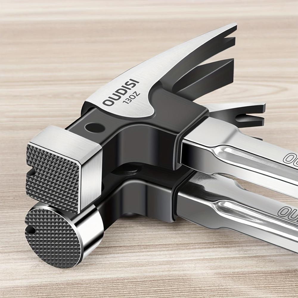Multifunktionaler Krallenhammer aus Kohlenstoffstahl, Nagelzieher, Rundkopf, Sicherheits hammer, Industrielle und Notfallnutzung, Tragbar