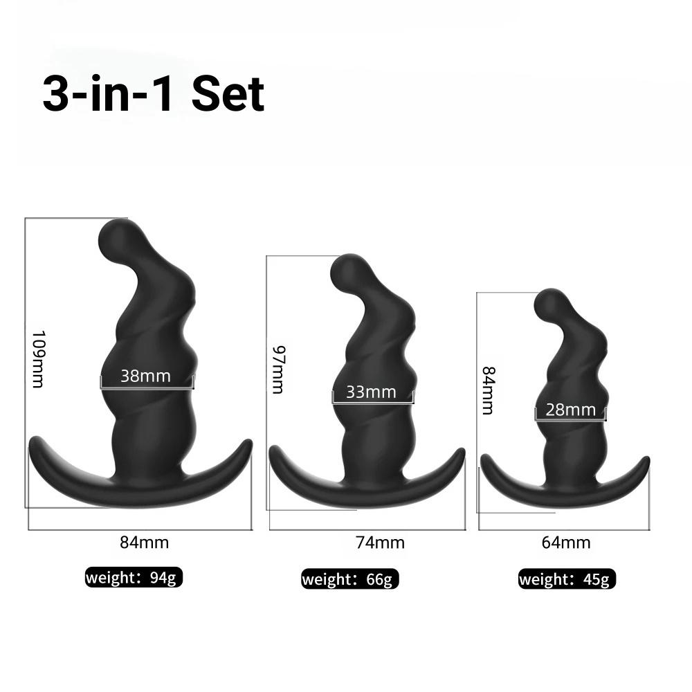Wearable Anal Plug Dildo Realistic Butt Plug Sex Toys for Women /Men Masturbators Anal Toys Butt Plug Anus Pull Bead