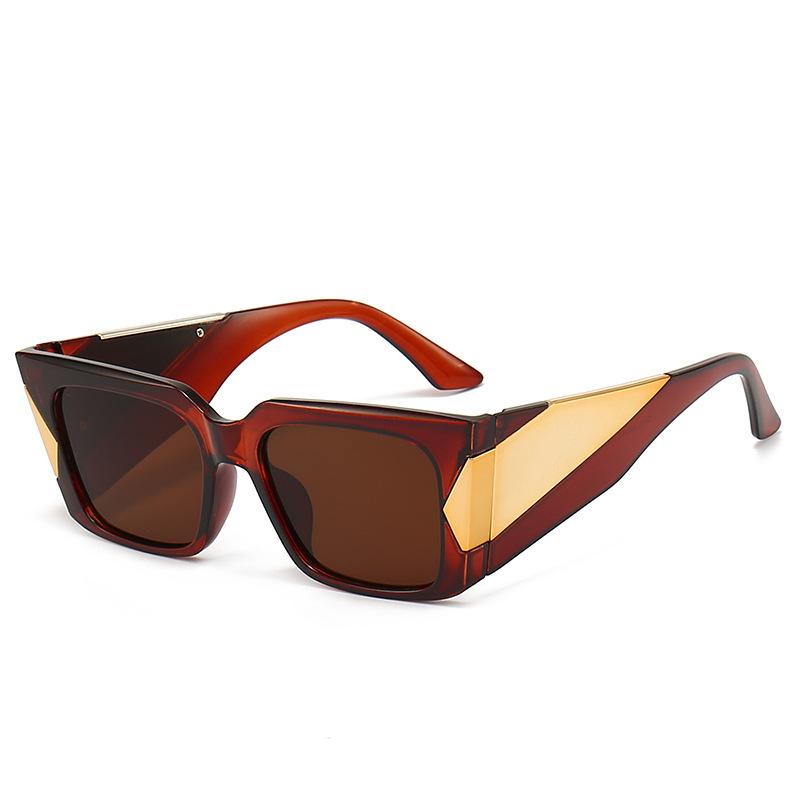 Large Box Sunglasses Women'S Sunglasses Catwalk Punk Sunglasses Korean Tide