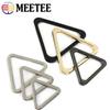 5/10Pcs Meetee 20-40mm Triangle Metal Ring Buckles Bag Strap Dog Collar Webbing Clasps Clothes Belt Hooks Hardware Accessories