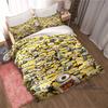 Cartoon (Despicable Me) Printed Bedding Set — Duvet Cover & Pillowcase Set — A Deluxe Gift for Teens, Girls, and Boys
