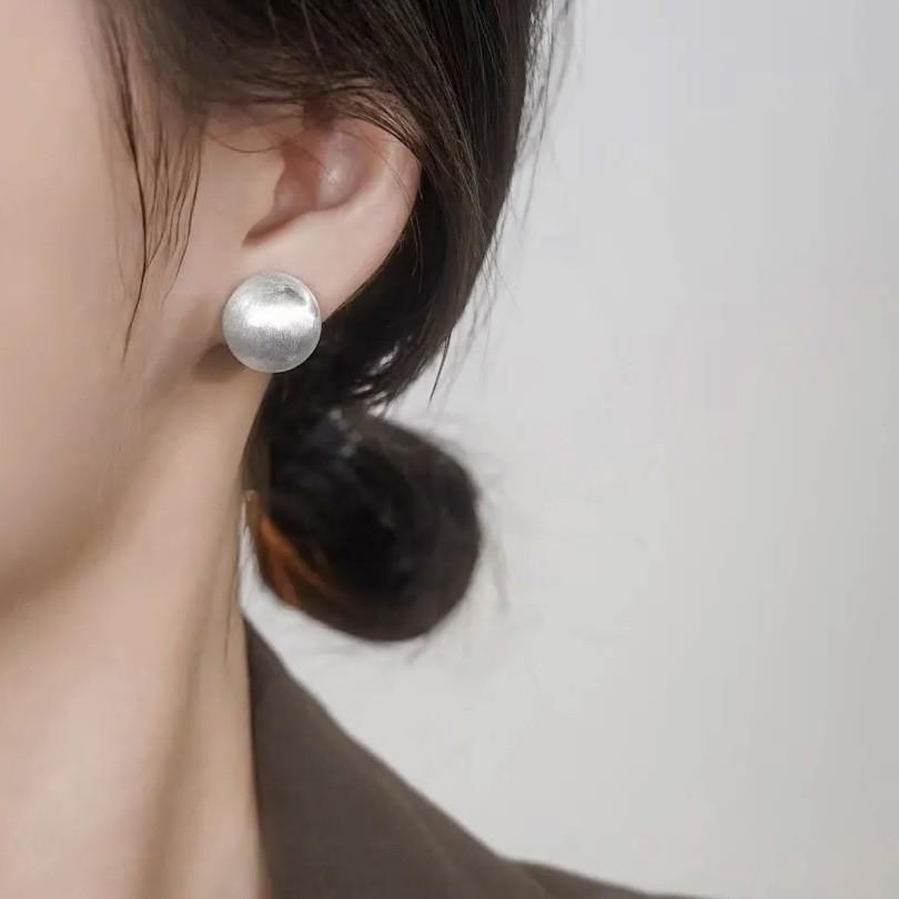 

Серьги из полированного серебра 925 пробы, женские, холодный стиль, модные, универсальные, серьги-клипсы в форме ромба 925