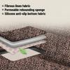 Universal Flax Linen Auto Seat Case Front Rear Non Slide All Season Automotive Protector Mat Pad Keep Warm Universal Fit Truck Suv Van