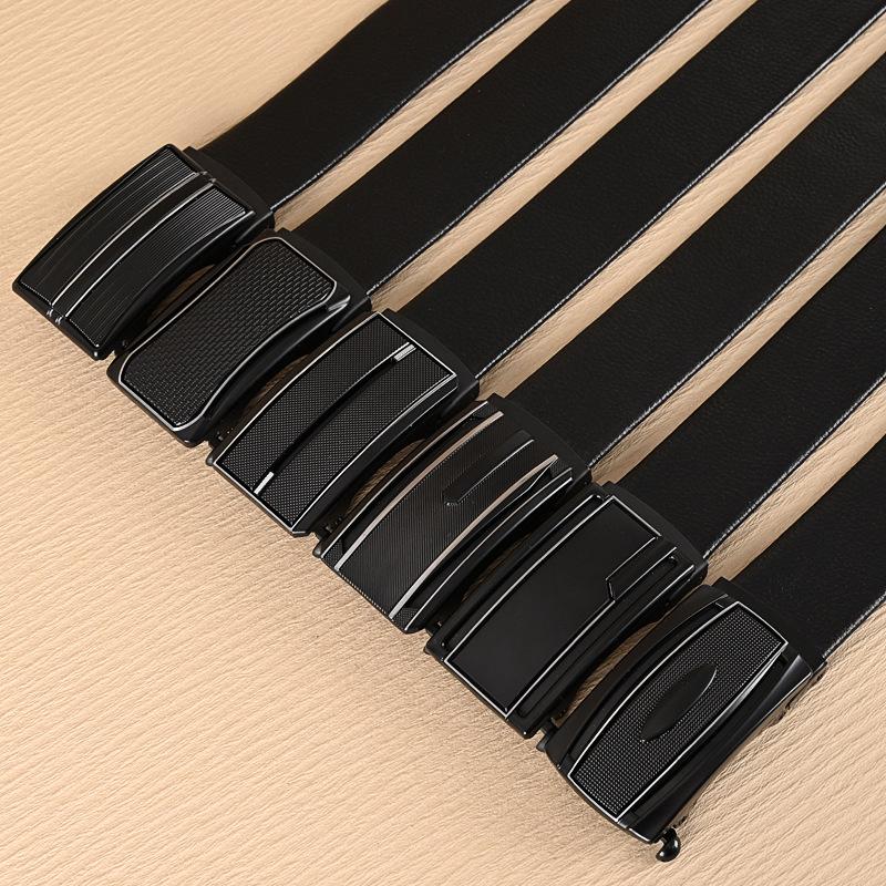 

Ремень мужской из ПВХ с автоматической пряжкой Advanced Sense Casual Business Can Cut с автоматической пряжкой для мужчин 120 Belt Men