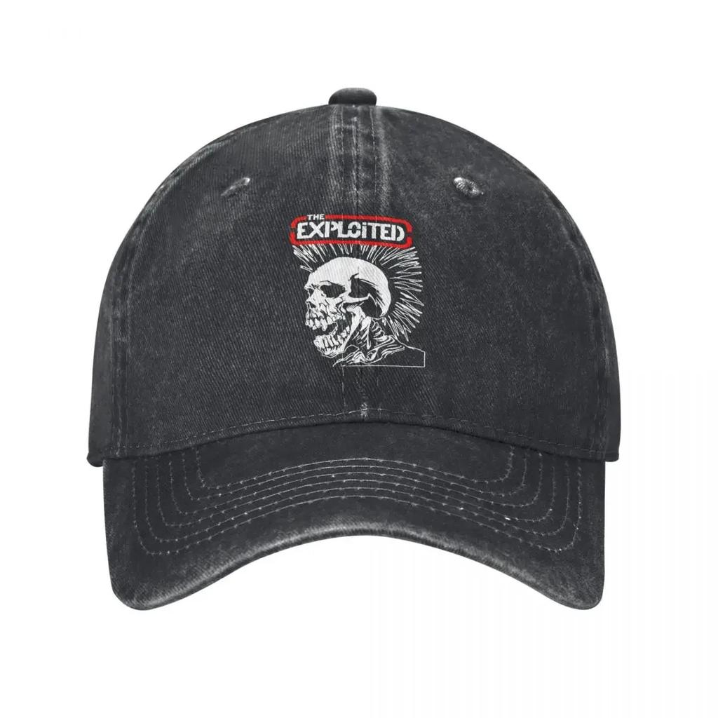 The Exploited Skull Baseball Cap Retro Distressed Cotton MMXX TOUR Sun Cap for Unisex WoUnisex Outdoor Activities Caps Hat