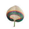 Bamboo Palm Leaf Fan Handmade Heart Shaped Fan Photography Props Hand-woven Fan  Outdoor Activities