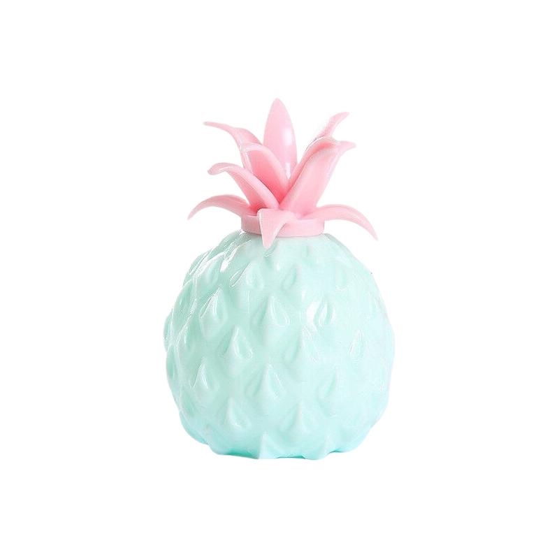 Soft Squeeze Toys Pineapple Stress Relief Ball Water Feeling Squishy Sensory Toys Water Beads Squeeze Fidget Toy Anti Anxiety