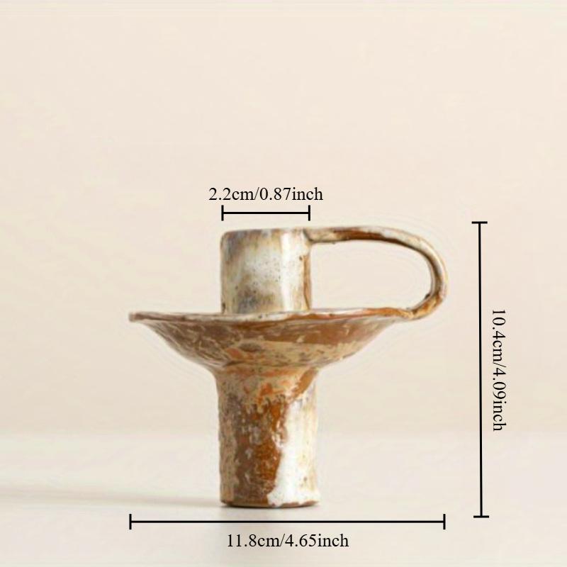 

Guilong Ceramic Retro Candle Holder Handmade Glaze Change Home Decor Scented Candle Stand